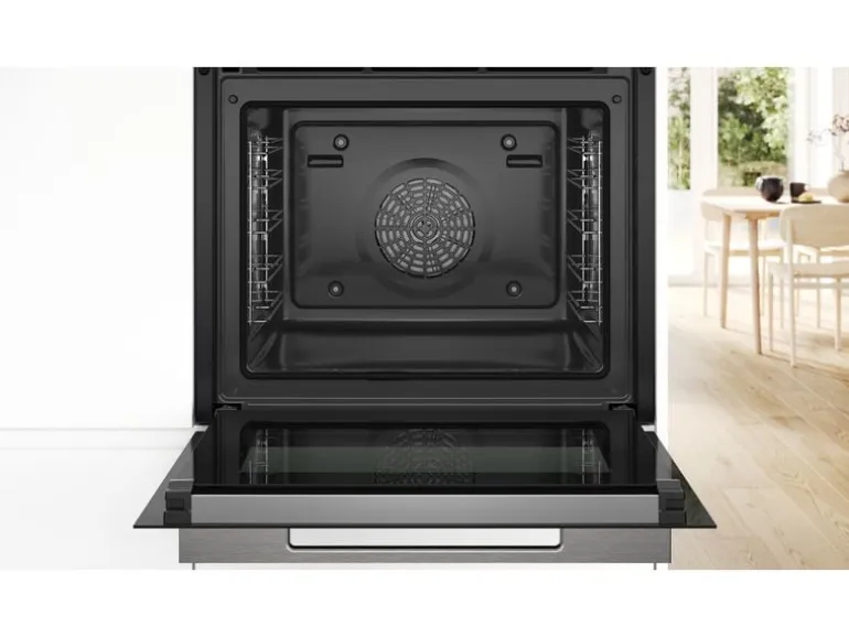 Bosch Einbaubackofen HBG7784B1 Schwarz A+