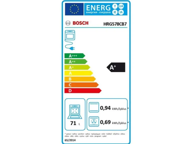 Bosch Einbaubackofen HRG578CB7