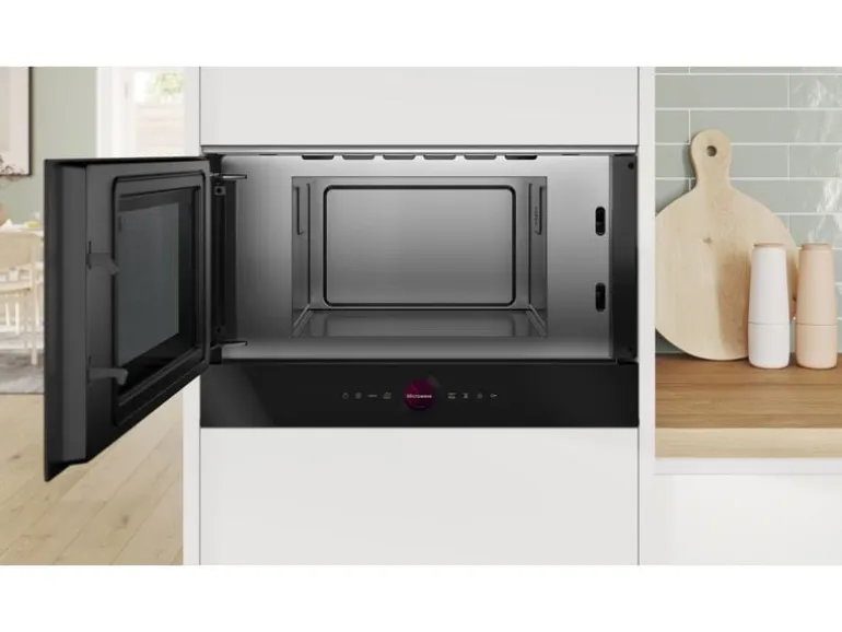 Bosch Einbaumikrowelle Serie 8 BFL7221B1 Links