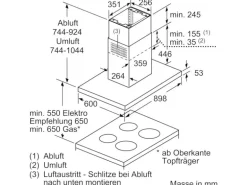 Bosch Inselhaube DIB97IM50 4 Stufen