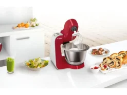 Bosch Küchenmaschine MUM58720 Rot/Silber
