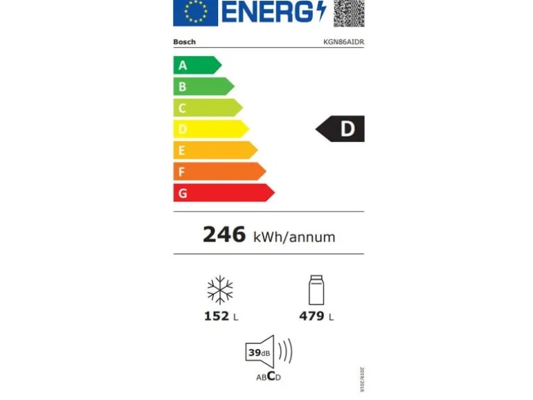 Bosch Kühl-Gefrierkombination KGN86AIDR Wechselbar, Rechts