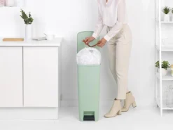 Brabantia Abfalleimer StepUp 40 l, Hellgrün