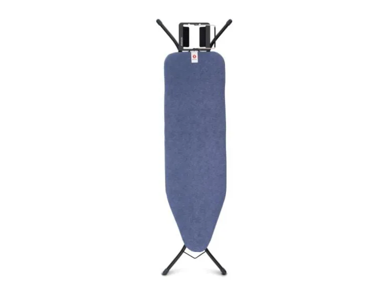 Brabantia Bügeltisch mit Dampfbügeleisenablage Blue Denim