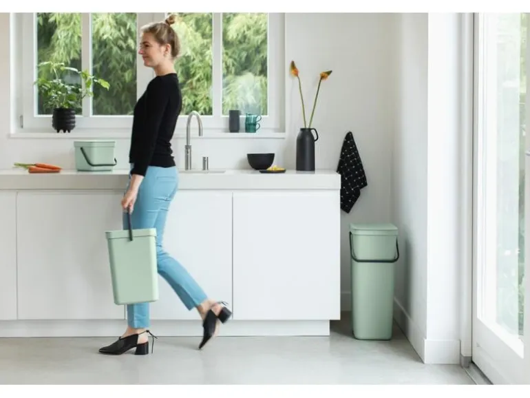 Brabantia Komposteimer Sort & Go 6 l, Hellgrün