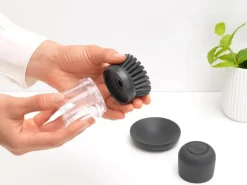Brabantia Spülbürste mit Seifenspender Dunkelgrau