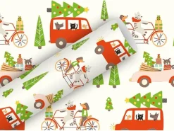 Braun + Company Geschenkpapier Home for Christmas