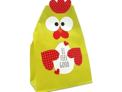 Braun + Company Papiertüte 2-er Set Huhn, Gelb
