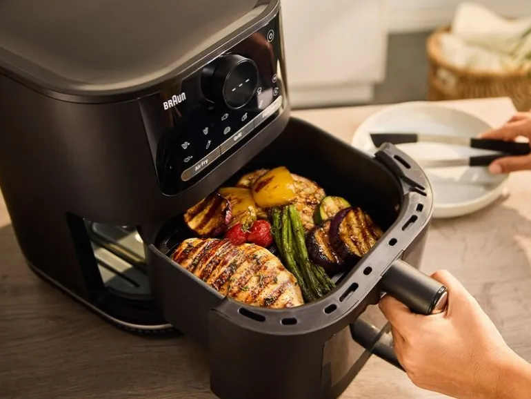 Braun Heissluft-Fritteuse MultiFry5 HF5075IBK 6 l, Schwarz