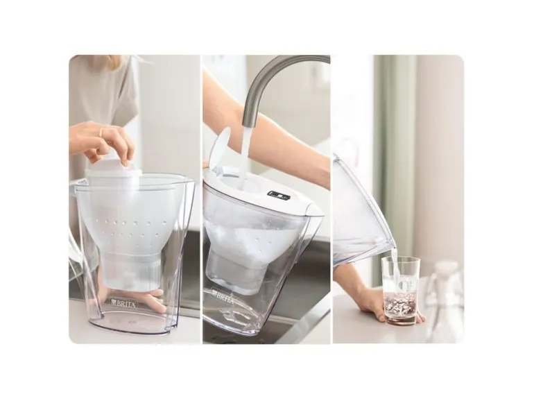 BRITA Wasserfilter Marella weiss inkl. 3x Maxtra Pro