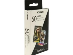 Canon Fotopapier ZINK ZP-2030 selbstklebend, 50 Blatt