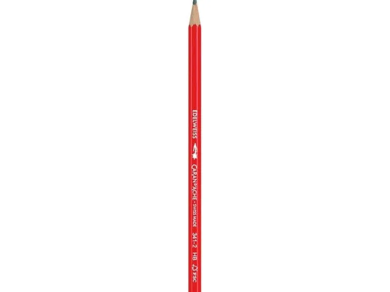 Caran d'Ache Bleistift HB, Rot, 12 Stück