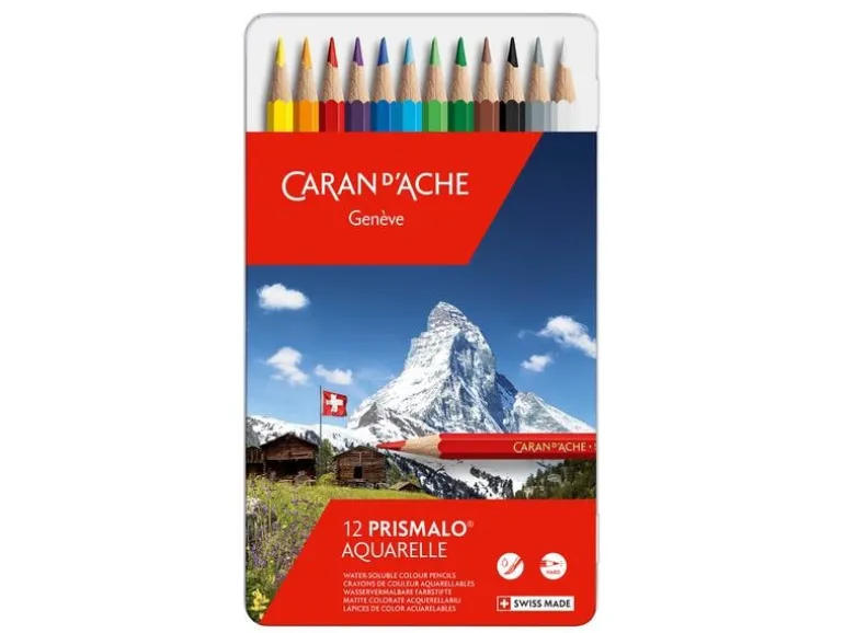 Caran d'Ache Farbstifte Prismalo 12 Stück