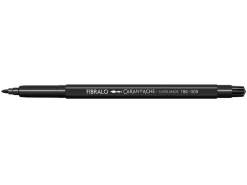 Caran d'Ache Filzstift Fibralo 1 Stück, Schwarz