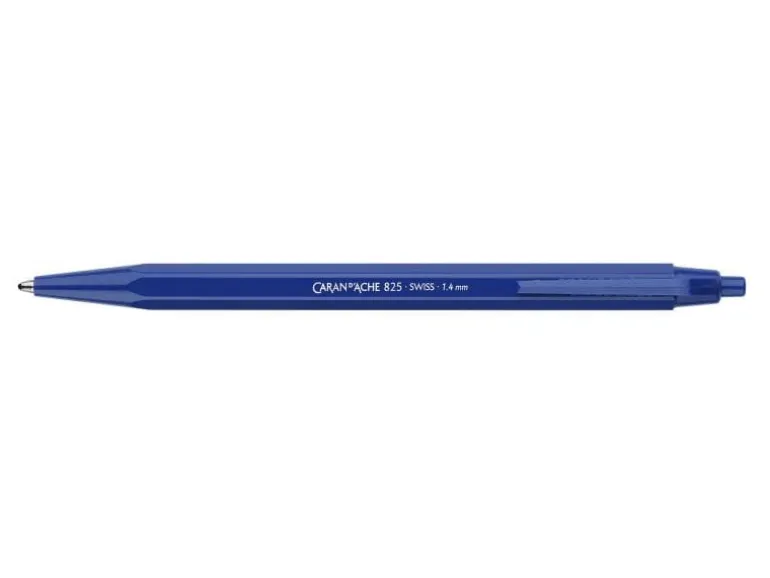 Caran d'Ache Kugelschreiber 825 Blau, 10 Stück