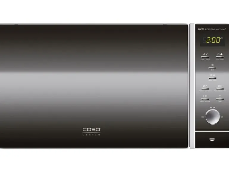 Caso Mikrowelle MCG 25 Ceramic Chef Schwarz