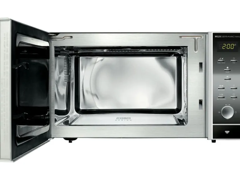 Caso Mikrowelle MG25 Ceramic Menu Schwarz