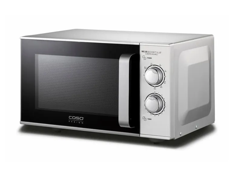 Caso Mikrowelle mit Grill MG 25 Ecostyle Ceramic Schwarz/Silber