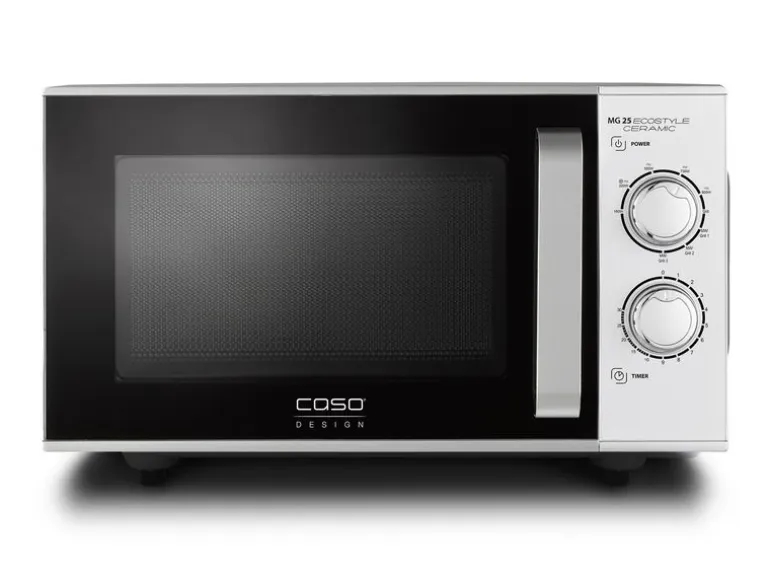 Caso Mikrowelle mit Grill MG 25 Ecostyle Ceramic Schwarz/Silber
