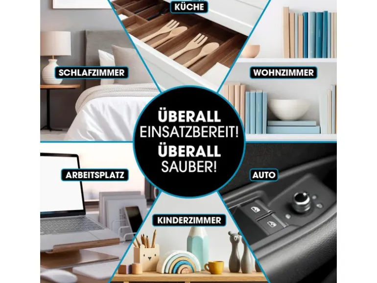 CLEANmaxx Akku-Handsauger 16535 Dunkelblau