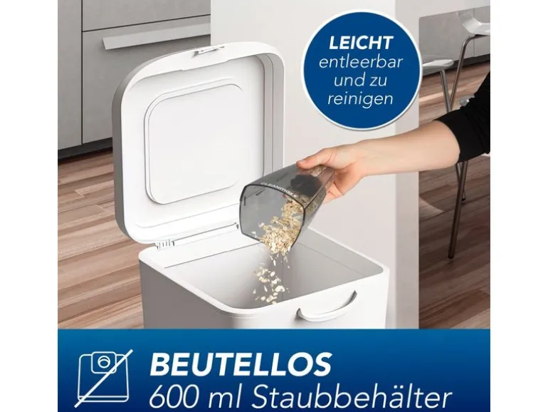 CLEANmaxx Akku-Handsauger Grau, Violett Grau, Violett