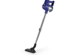 CLEANmaxx Akku-Hand- und Stielsauger Zyklon, Blau/Silber