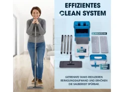 CLEANmaxx Komfort-Mopp 7 l, Grau / Blau
