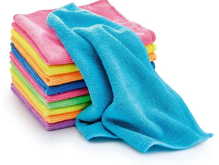 CLEANmaxx Mikrofaser-Reinigungstuch 35 x 35 cm, 10 Stück, Mehrfarbig