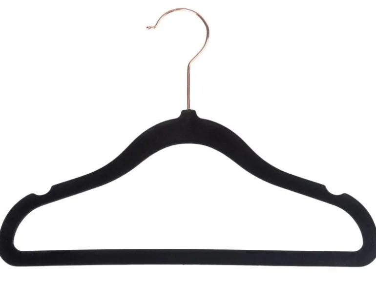COCON Kinderkleiderbügel 10 Stück, Schwarz