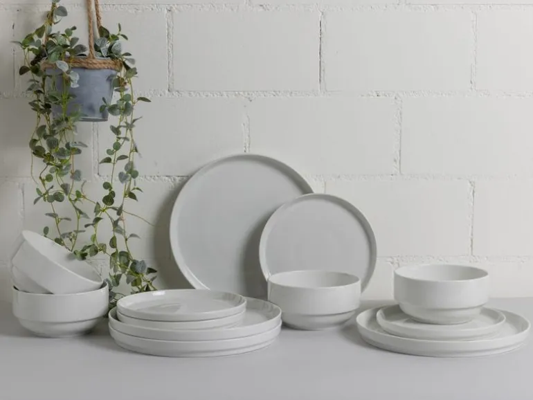 COCON Speise-Service Bianco 12-teilig, Weiss