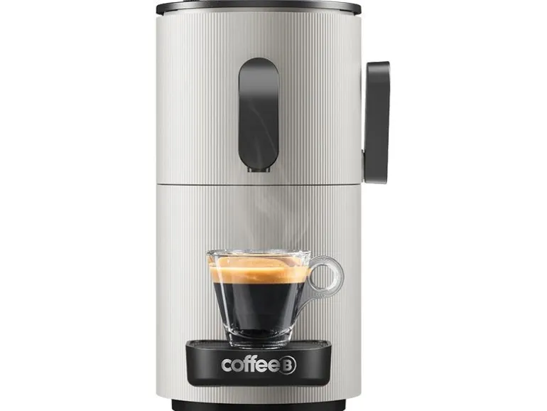 CoffeeB Portionskaffeemaschine Horizon Grau