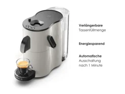CoffeeB Portionskaffeemaschine Horizon Grau