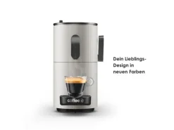 CoffeeB Portionskaffeemaschine Horizon Grau