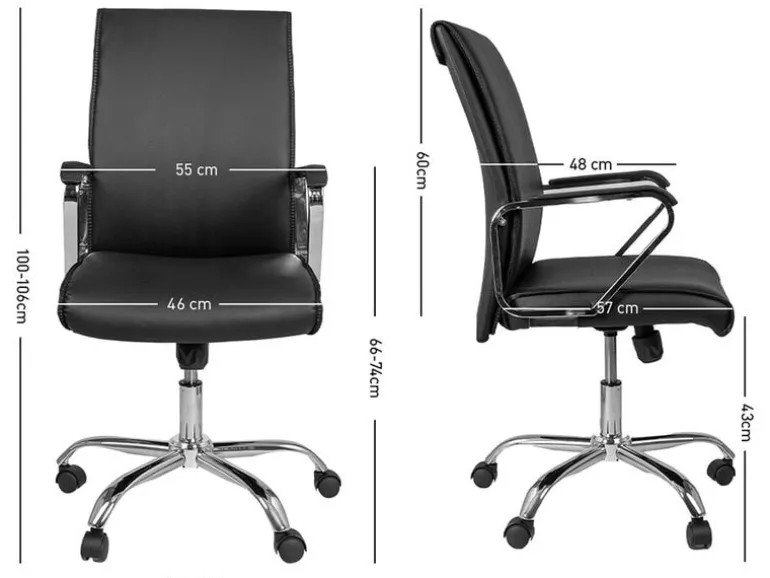 Contini Bürostuhl Comfort Schwarz