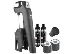 Coravin Weinausgiesser Timeless Three + 1 Stück, Schwarz