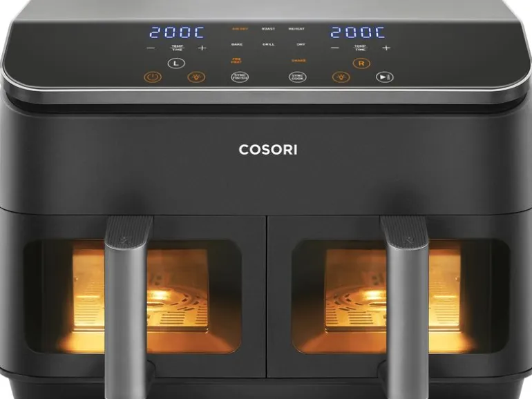 Cosori Heissluft-Fritteuse Dual Basket 8.5 l