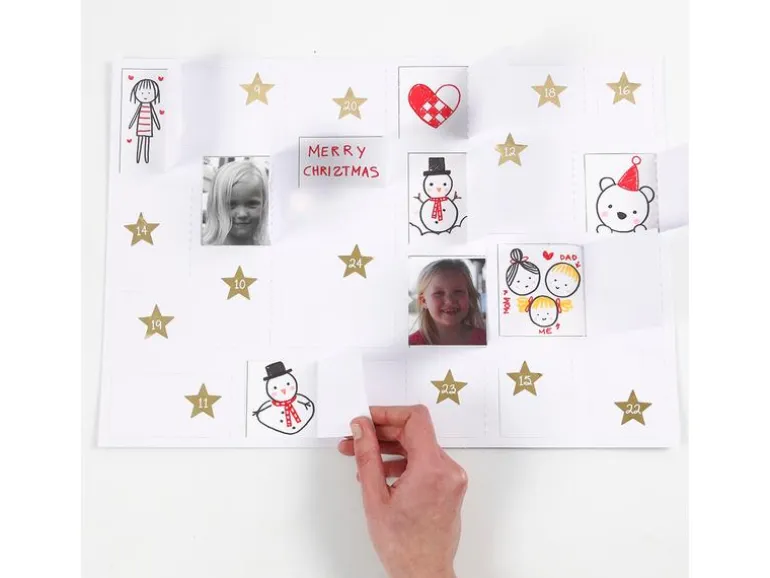 Creativ Company Adventskalender Uni 5 Stück