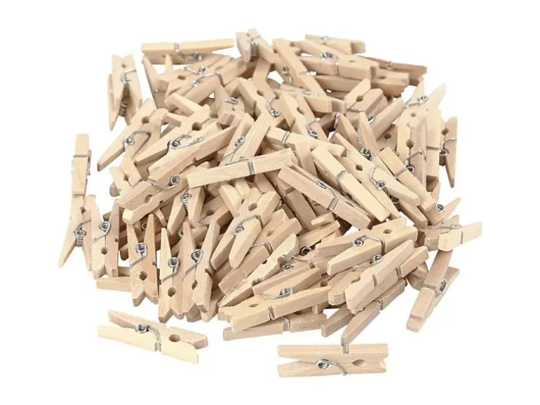Creativ Company Holzartikel Wäscheklammer 100 Stück