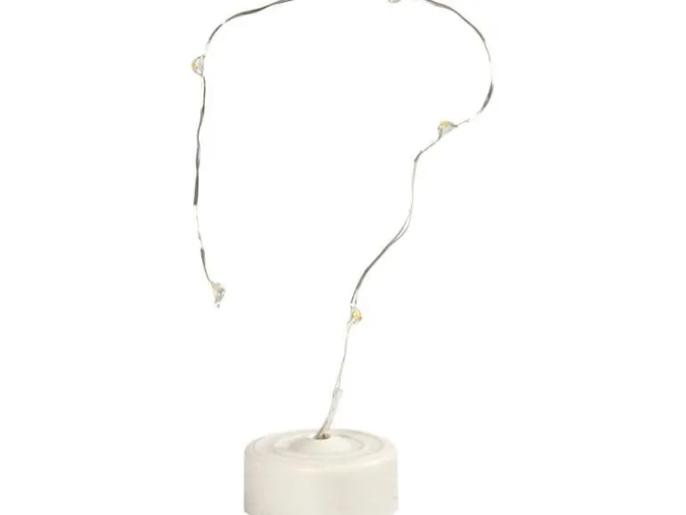 Creativ Company Lichterkette Mini 27 cm, Weiss