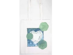 Creativ Company Stofftasche 38 x 42 cm Baumwolle, Weiss