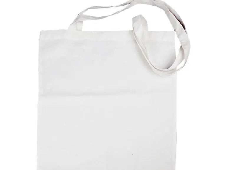 Creativ Company Stofftasche 38 x 42 cm Baumwolle, Weiss