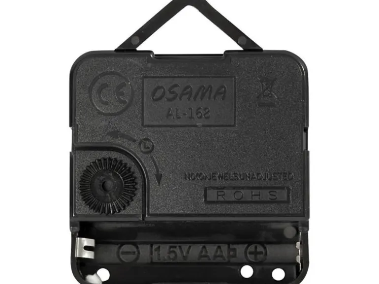 Creativ Company Uhrwerk Schwarz, max. Plattenstärke: 6 mm