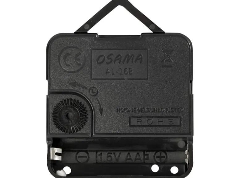 Creativ Company Uhrwerk Schwarz, max. Plattenstärke: 6 mm