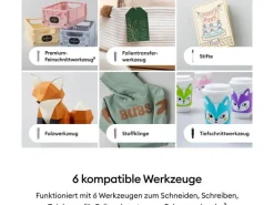 Cricut Schneideplotter Cricut Explore 5 + Essential-Bundle, Beige