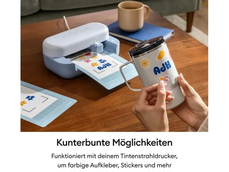 Cricut Schneideplotter Cricut Joy 2 + Essential-Bundle, Blau