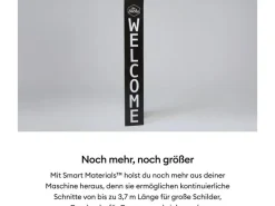 Cricut Vinylfolie Joy Permanent 13.9 x 121.9 cm, Schwarz glanz