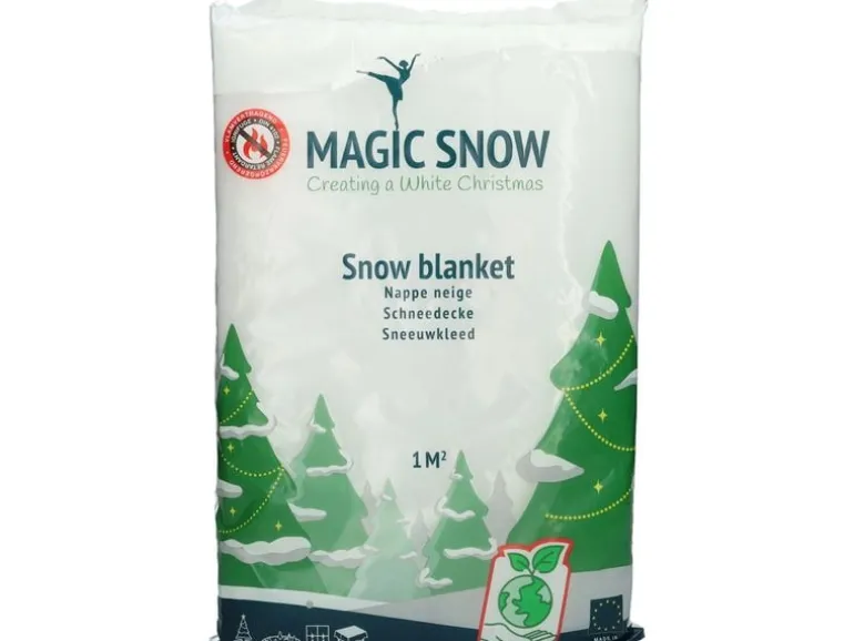 Dameco Weihnachtsdeko Bio Schneedecke im Beutel,120 Gramm