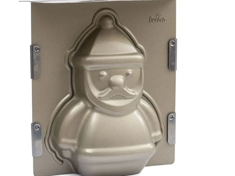 Decora Backform 3d Weihnachtsmann 3d, Metall, Grau, Antihaftung