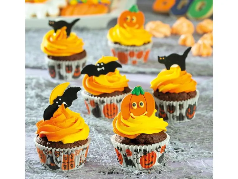 Decora Muffin-Backform Halloween ø 5 cm, Weiss, 1 Stück