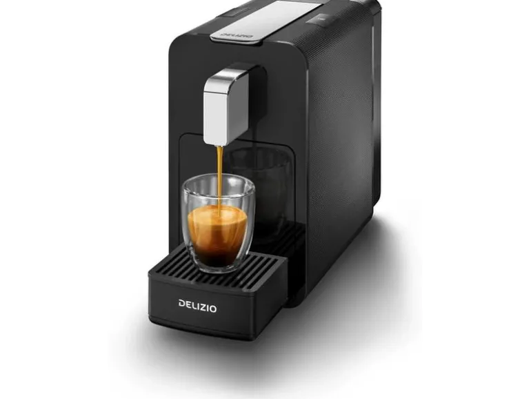 Delizio Kapselmaschine Viva Elegante Black Chrome